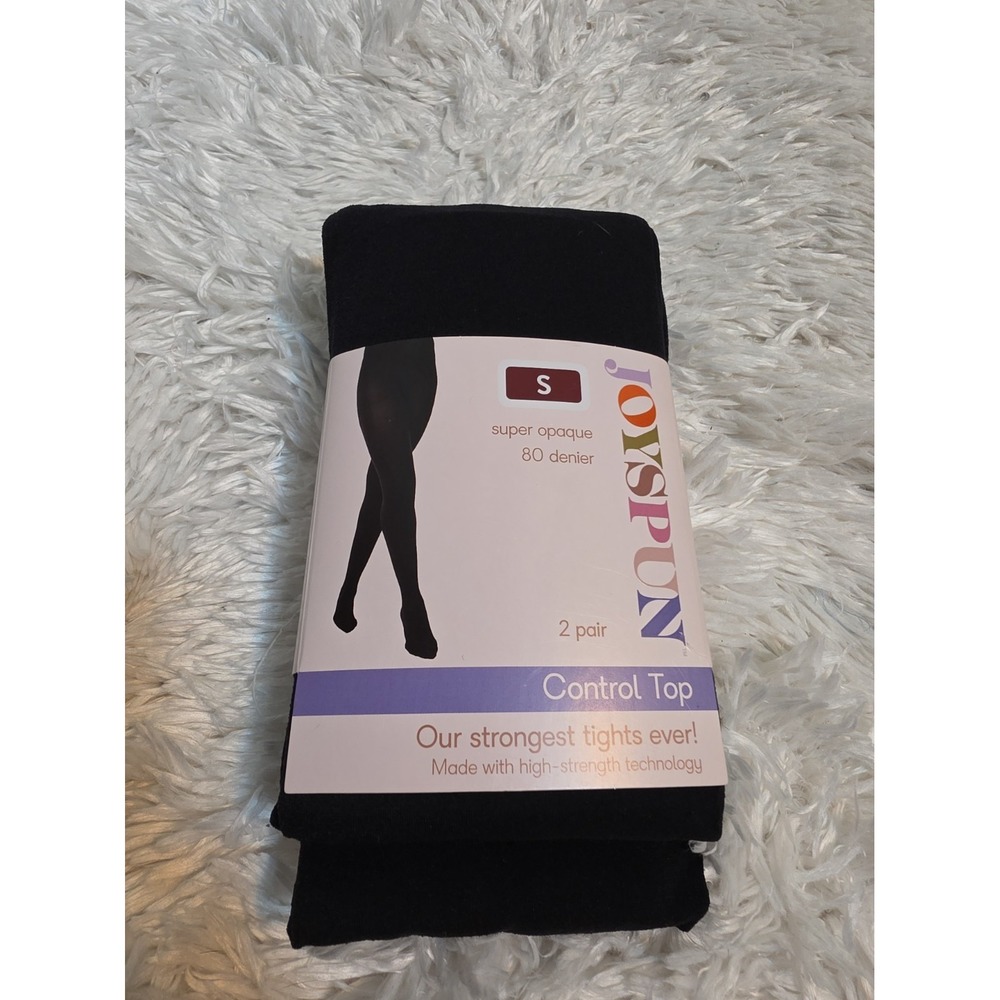 Joyspun Blackout Control Top Tights Size Small NWT 2 Pair